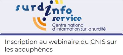 Webinaire sur les acouphènes